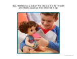 Предварительный просмотр 9 страницы Hasbro Toybox Tools Baby Alive Sweet Tears Baby Manual