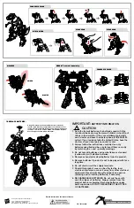 Preview for 2 page of Hasbro TRANS FORMERS MASTERPIECE GRIMLOCK AUTOBOT Quick Start Manual