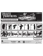 Hasbro TransFormers 83453 ASST. Installation Manual предпросмотр