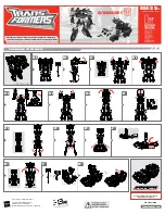 Hasbro Transformers 83501 Instruction Manual предпросмотр