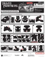 Предварительный просмотр 1 страницы Hasbro Transformers 83749 Instruction Manual