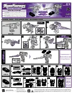 Предварительный просмотр 1 страницы Hasbro Transformers Armada 80703 Asst. Manual