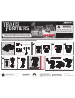 Предварительный просмотр 1 страницы Hasbro Transformers Crosshairs Autobot 83649/80402 Instruction Manual