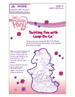 Preview for 1 page of Hasbro Twirling Fun with Loop-De-La 60195/60337 Instruction Manual