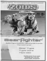 Preview for 1 page of Hasbro Zoids BEAR FIGHTER Instructions Manual