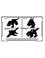 Предварительный просмотр 2 страницы Hasbro Zoids Matrix Dragon 83178 Instruction Manual