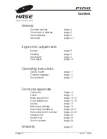 Preview for 2 page of Hase Spezialräder Pino User Manual