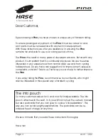 Preview for 3 page of Hase Spezialräder Pino User Manual