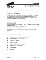 Preview for 5 page of Hase Spezialräder Pino User Manual