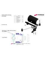 Preview for 2 page of HASE Armrest Operating Instructions