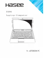 Предварительный просмотр 1 страницы Hasee E486 Manual