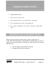 Предварительный просмотр 12 страницы HASEL HSL-BBP-03K Operating Manual