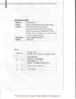 Предварительный просмотр 3 страницы HASHIMA HI-360DS Operating Instructions Manual