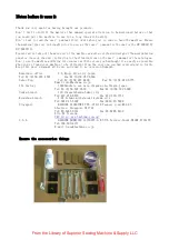 HASHIMA HP-600LF Manual preview