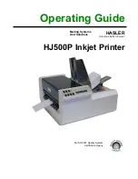 Preview for 1 page of Hasler HJ500P Operating Manual