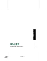 Preview for 107 page of Hasler WJ 110 Manual