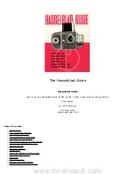 Hasselblad 1000 F User Manual preview