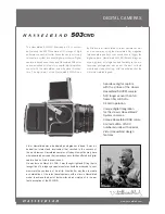 Hasselblad 503CWD Brochure & Specs preview