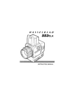 Предварительный просмотр 1 страницы Hasselblad 553ELX Instruction Manual