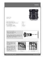 Preview for 1 page of Hasselblad DISTAGON CFi 4/50 Specification Sheet