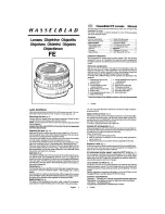 Preview for 1 page of Hasselblad FE 110 User Manual