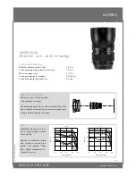 Preview for 1 page of Hasselblad FE 4.8/60 Specification Sheet