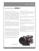 Предварительный просмотр 4 страницы Hasselblad H3DII-39 Datasheet