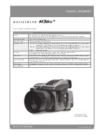 Предварительный просмотр 6 страницы Hasselblad H3DII-39 Datasheet