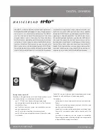 Hasselblad H4D-31 Datasheet preview