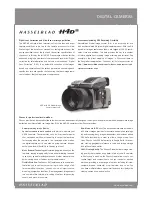 Предварительный просмотр 4 страницы Hasselblad H4D-40 Brochure