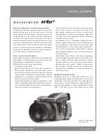 Предварительный просмотр 4 страницы Hasselblad H4D-60 Brochure