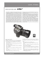 Hasselblad H4D-60 Datasheet preview