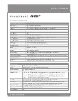 Preview for 6 page of Hasselblad H4D-60 Datasheet