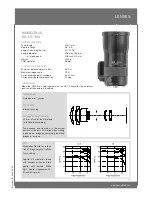 Preview for 1 page of Hasselblad HC 4.5/300 Specification Sheet