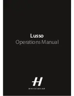 Hasselblad Lusso Operation Manual предпросмотр