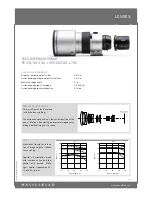 Preview for 3 page of Hasselblad Tele-Superachromat FE 2.8/300 Sa Specifications