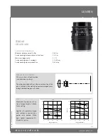 Preview for 1 page of Hasselblad Tessar CB 4.8/160 Specifications