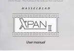 Hasselblad XPAN II User Manual preview