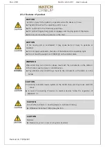 Предварительный просмотр 9 страницы hatch comfort TAURAUS C1 User'S Operating Manual