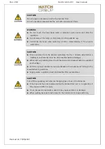 Предварительный просмотр 10 страницы hatch comfort TAURAUS C1 User'S Operating Manual