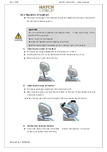 Предварительный просмотр 20 страницы hatch comfort TAURAUS C1 User'S Operating Manual