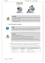 Предварительный просмотр 21 страницы hatch comfort TAURAUS C1 User'S Operating Manual