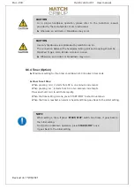 Предварительный просмотр 29 страницы hatch comfort TAURAUS C1 User'S Operating Manual