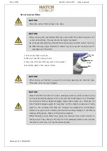 Предварительный просмотр 53 страницы hatch comfort TAURAUS C1 User'S Operating Manual