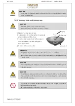 Предварительный просмотр 54 страницы hatch comfort TAURAUS C1 User'S Operating Manual