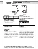 Preview for 2 page of Hatco ATMOSPHERIC AWD-12 Series Specifications