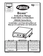 Hatco Boxer IRNG-BXC1-14 Installation And Operating Manual preview