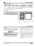 Preview for 5 page of Hatco CDW-3N Series Installation And Operating Manual