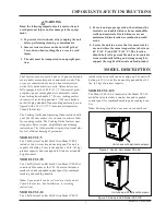 Предварительный просмотр 3 страницы Hatco CS2-10 Installation & Operating Manual