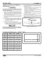 Preview for 14 page of Hatco CSBFR Series Installation And Operating Manual